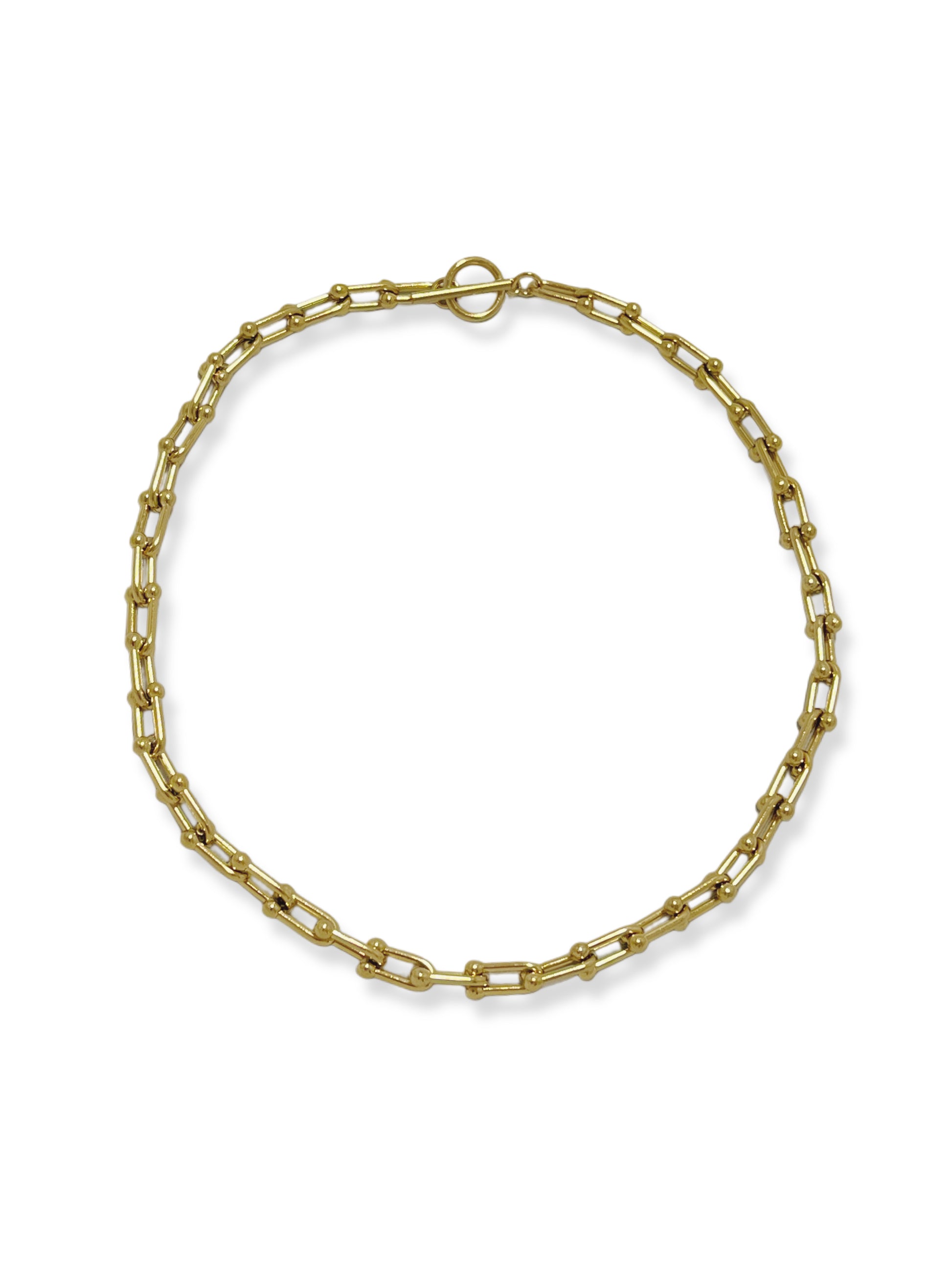 Gold Link Chain Necklace