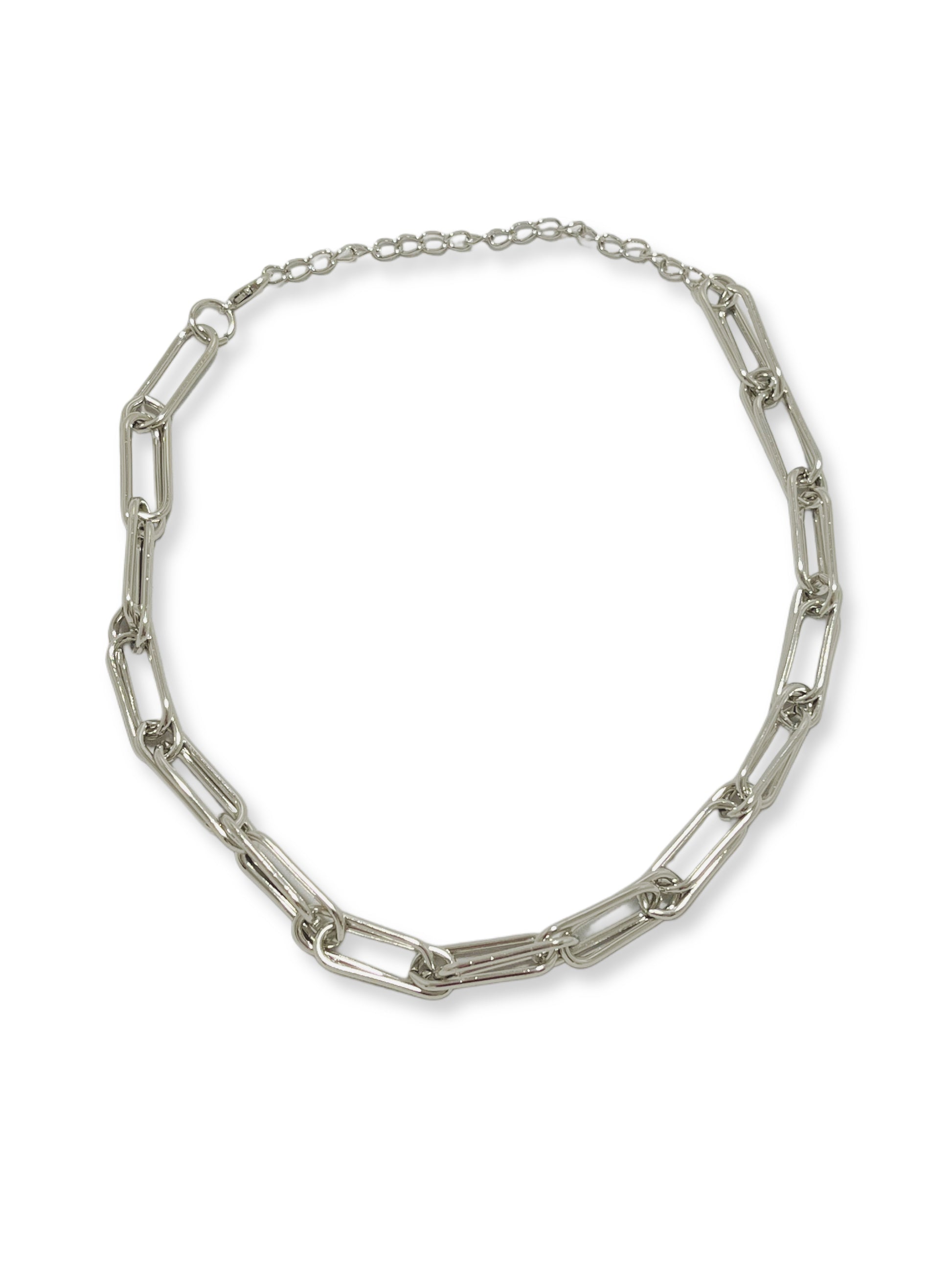 Silver Link Chain Neckalce