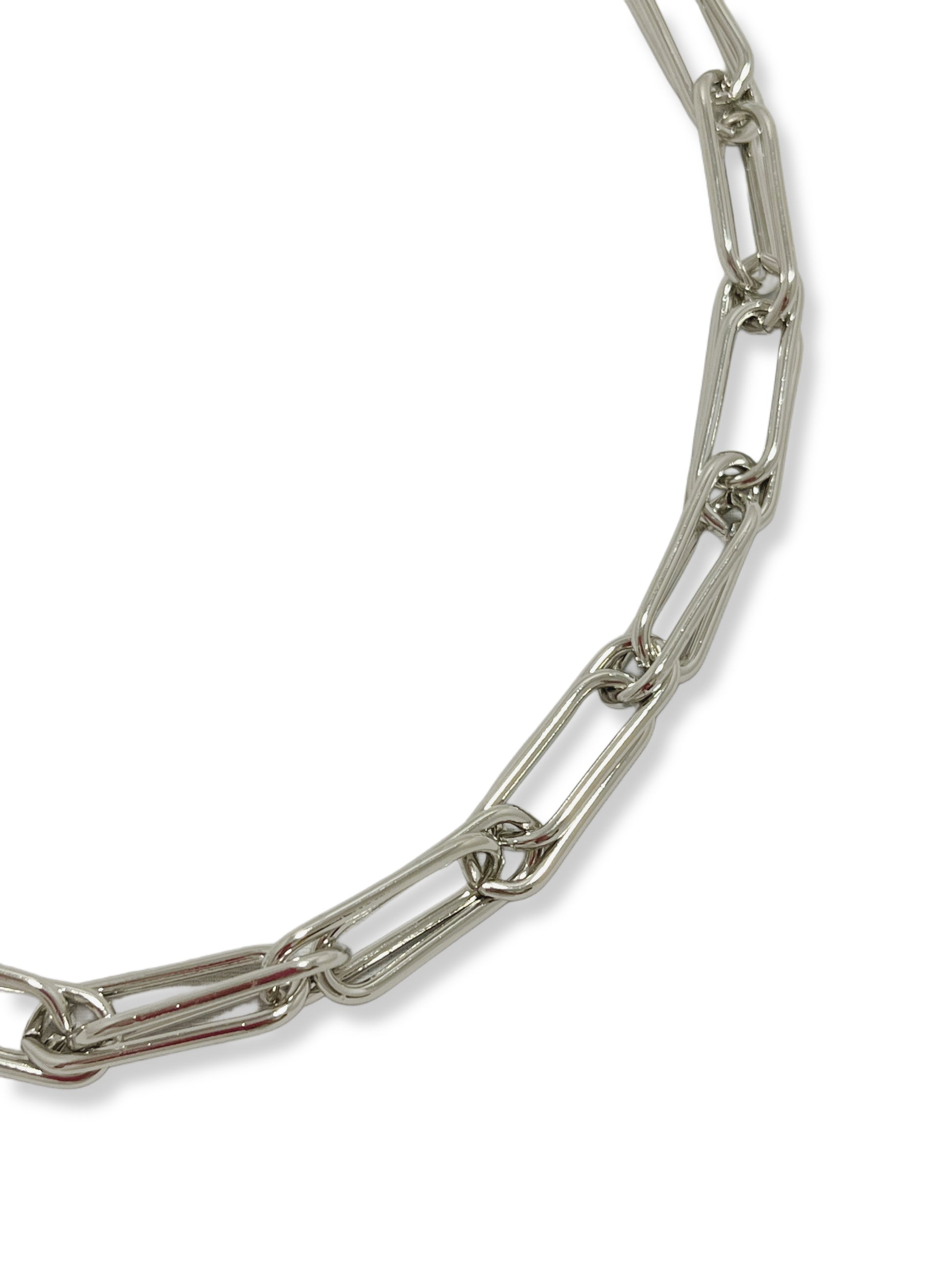 Silver Link Chain Neckalce